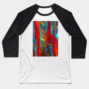 Gemstone Agate Jasper texture 5 Baseball T-Shirt